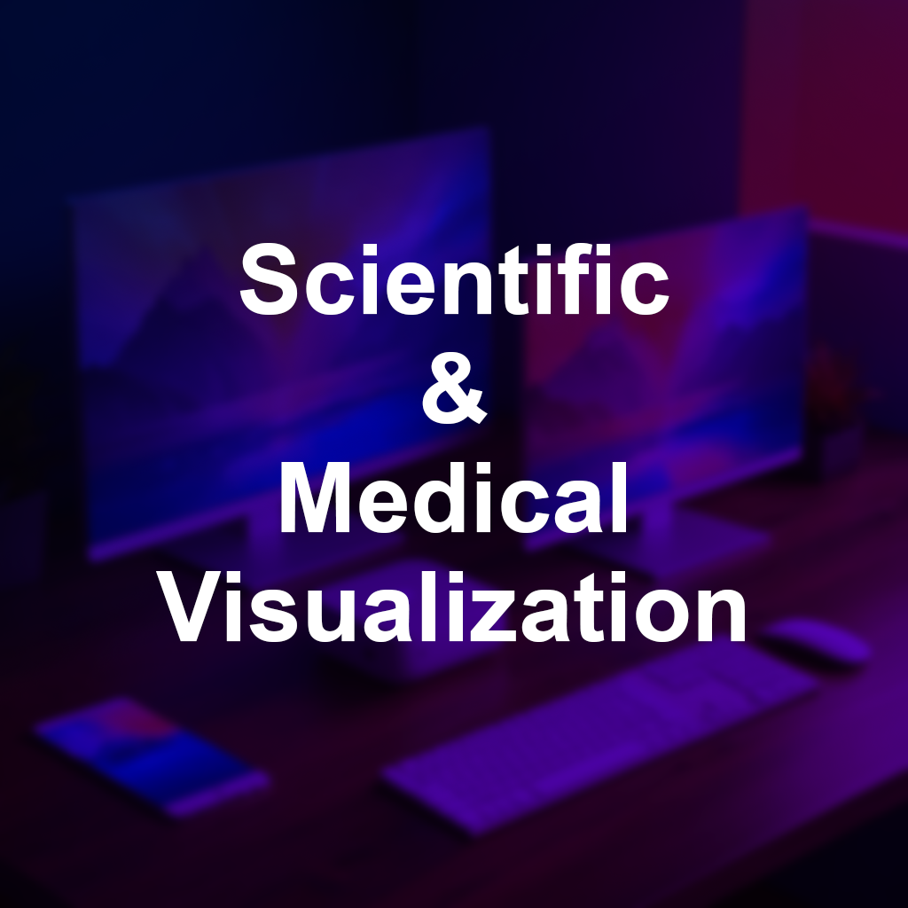 Scientific & Medical Visualization, hover to see the details