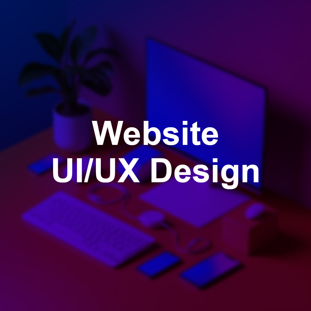 Website UI/UX Design, hover to see the details