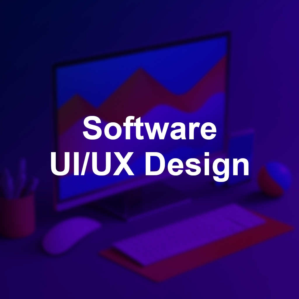 Software UI/UX Design, hover to see the details