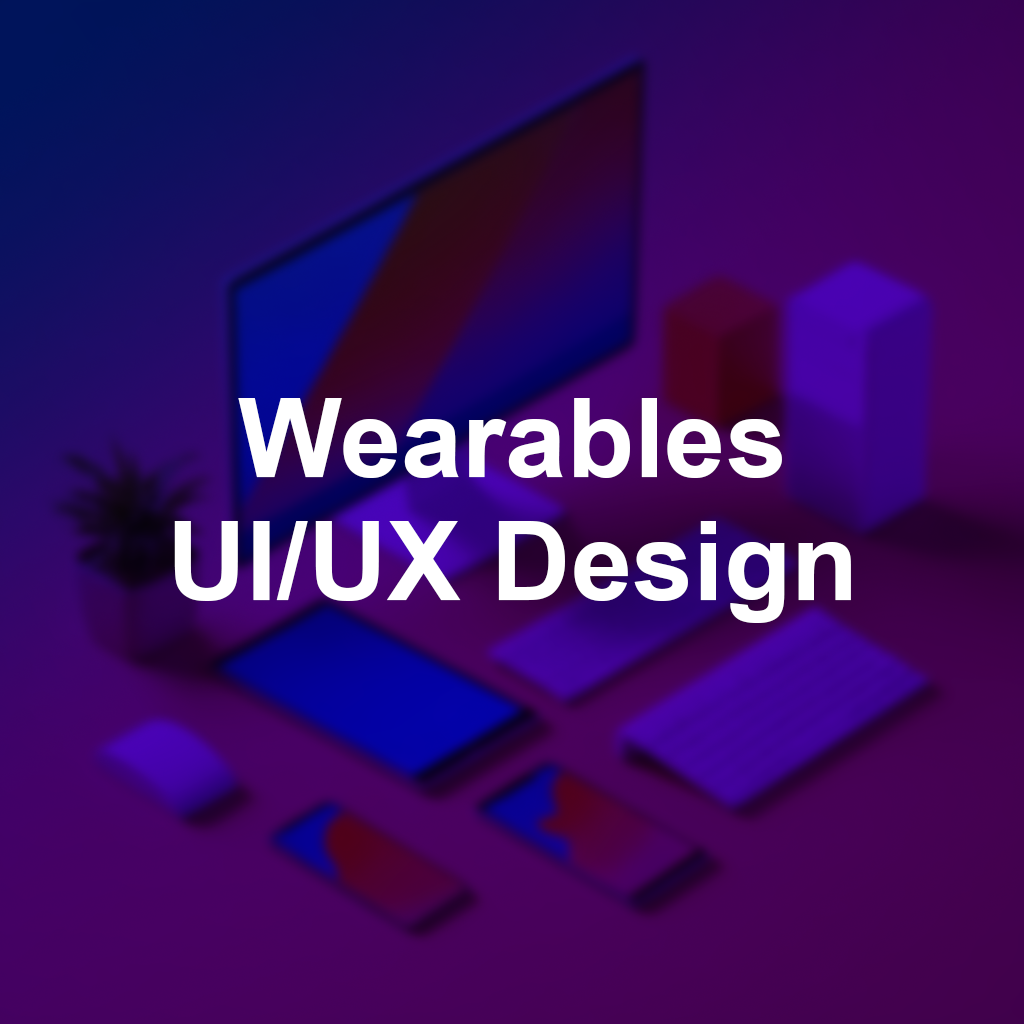 Wearables UI/UX Design, hover to see the details