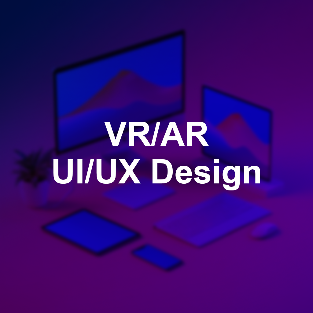 VR/AR UI/UX Design, hover to see the details