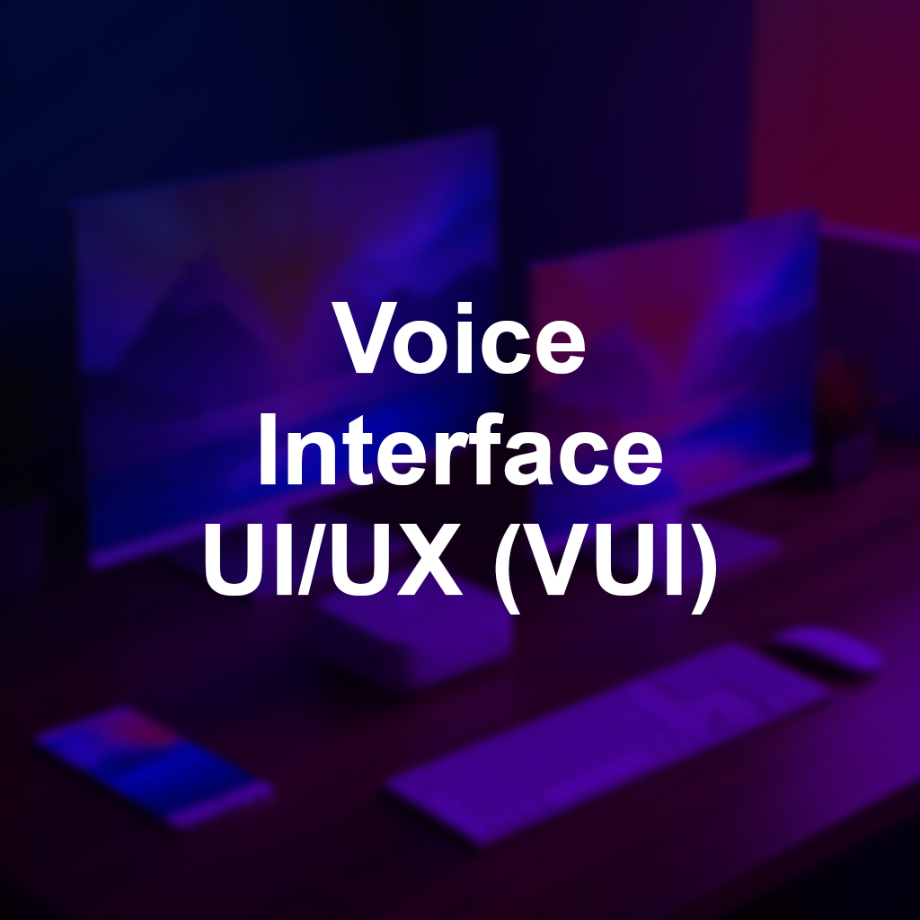 Voice Interface UI/UX (VUI), hover to see the details